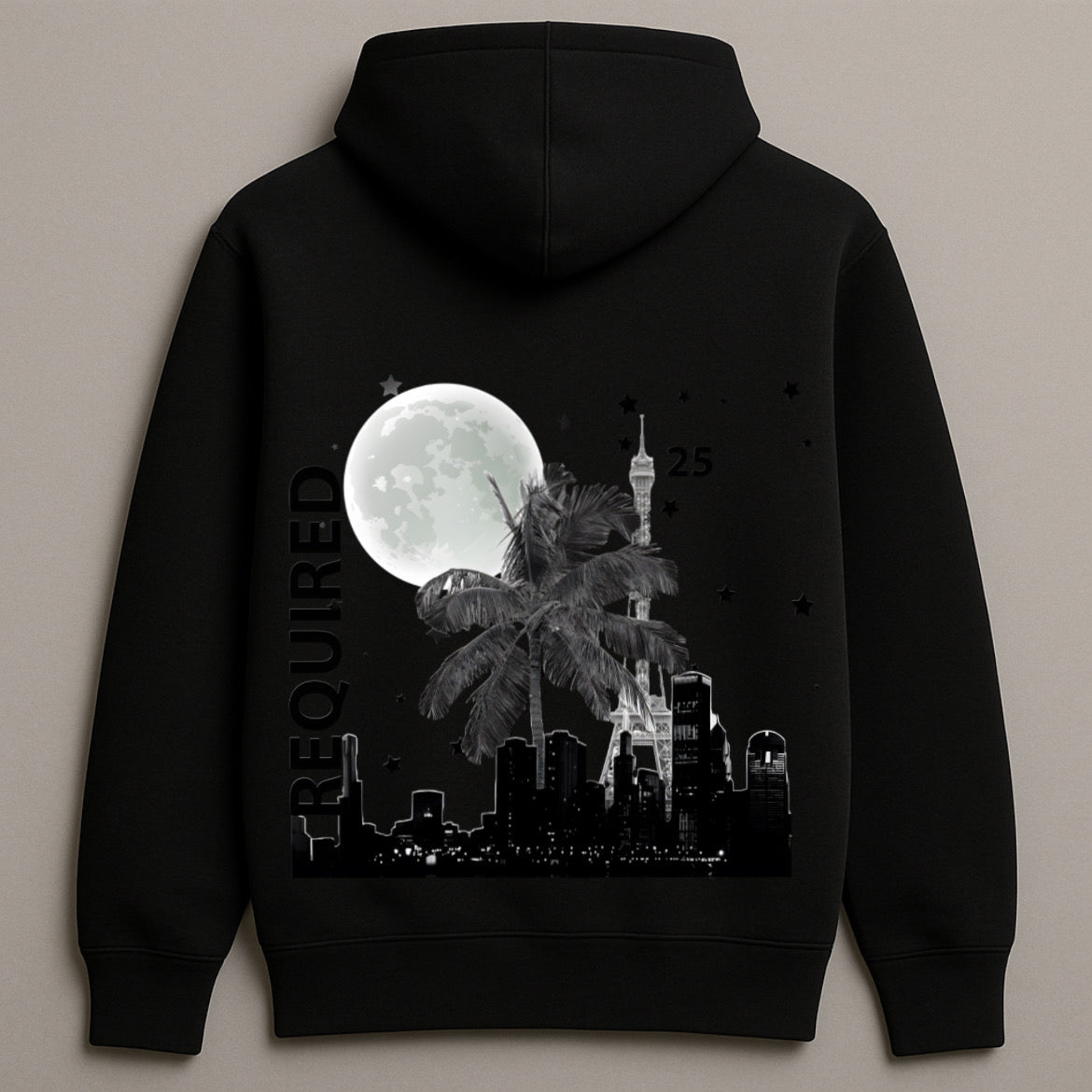 Required — Oversized City at Night Hoodie