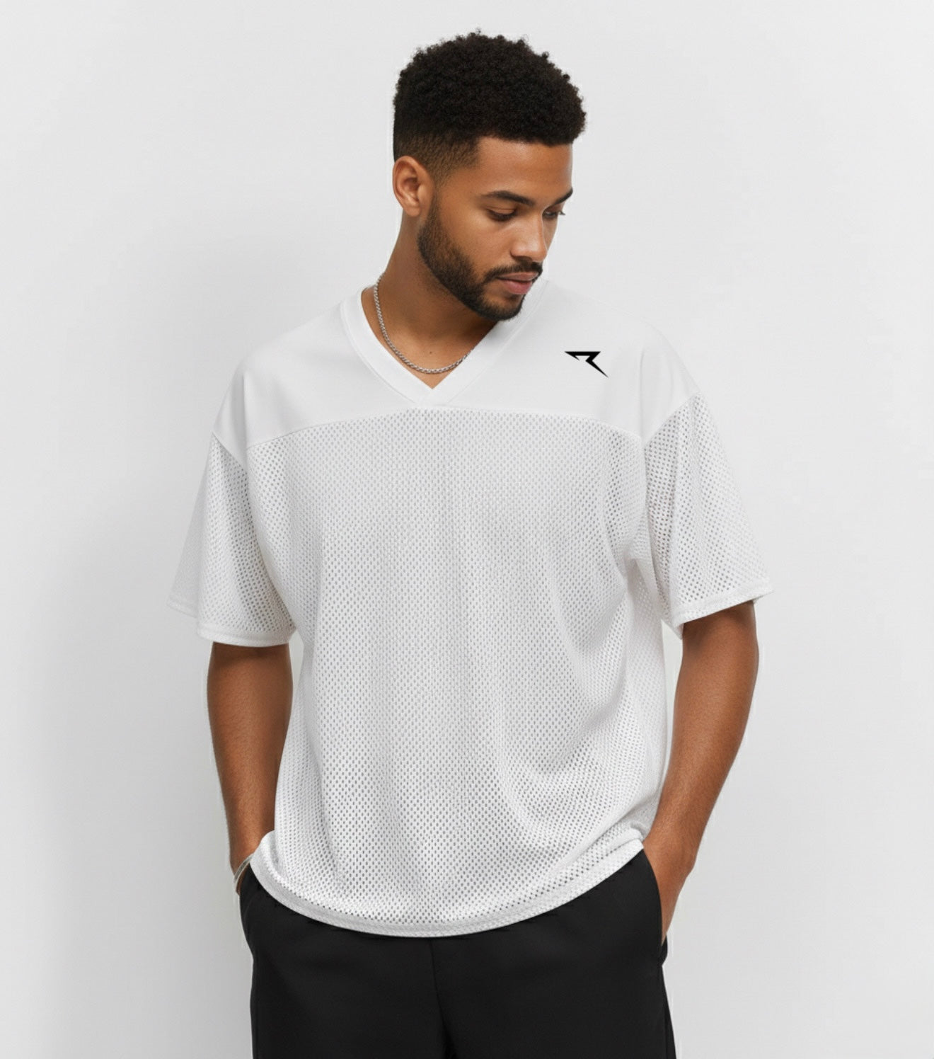Required Logo Getaway V Neck T-Shirt