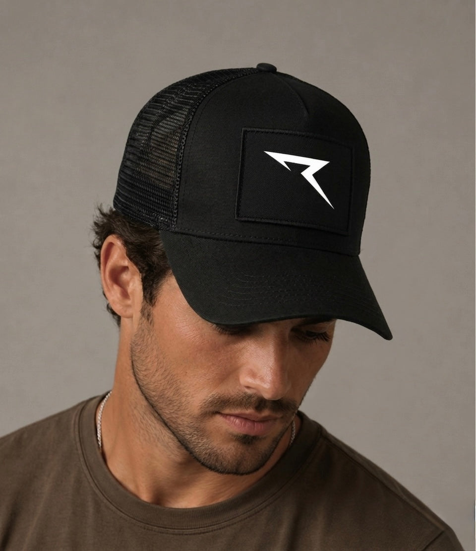 Required Black American style truck hat