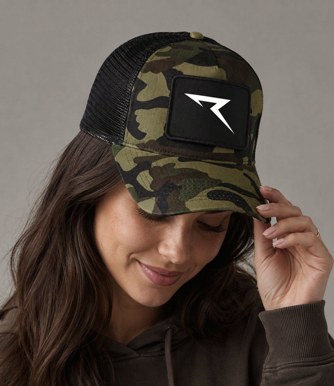 Required Camo American style truck hat