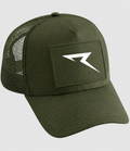 Required Military Green American style truck hat
