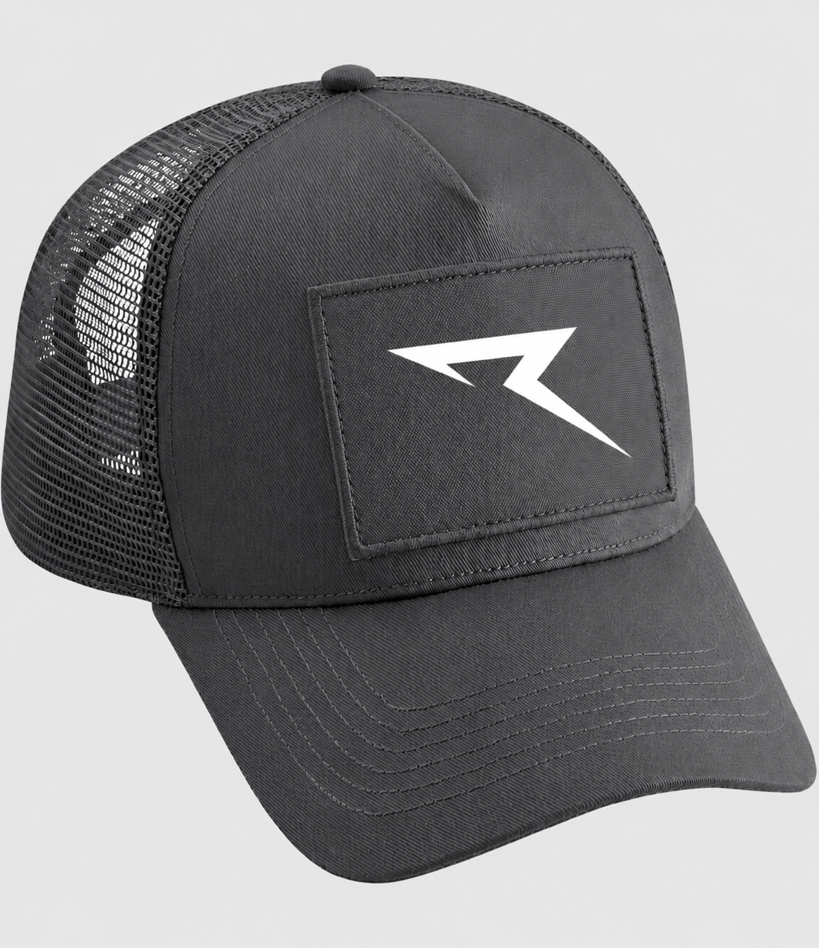 Required Gray American style truck hat